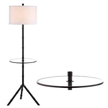 Hall 62" Metal LED End Table Floor Lamp - JONATHAN Y